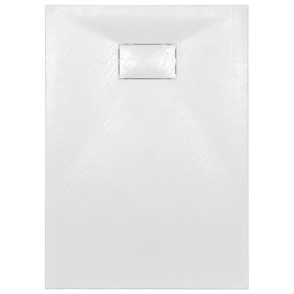 vidaXL Duschkar, SMC, Vit, 100 x 70 cm