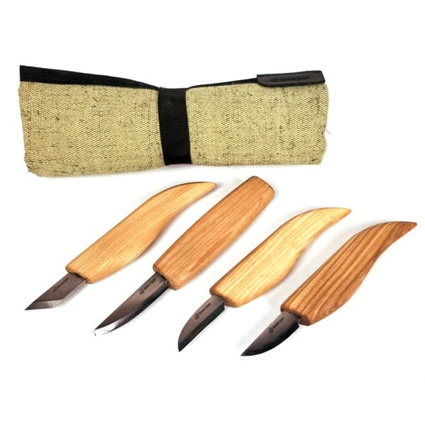 Beaver Craft S07 Basic udskæringsknivsæt med 4 stk.