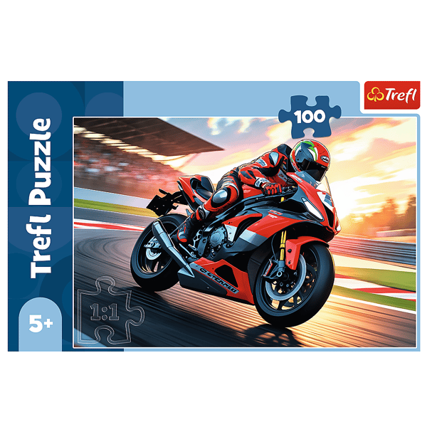 Trefl 100 hurtig motorcykel puslespil