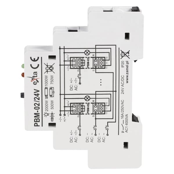 Bistabilt relæ 24V PBM-02/24V