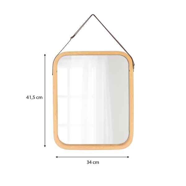 Jae Suorakulmainen Bambupeili Beige