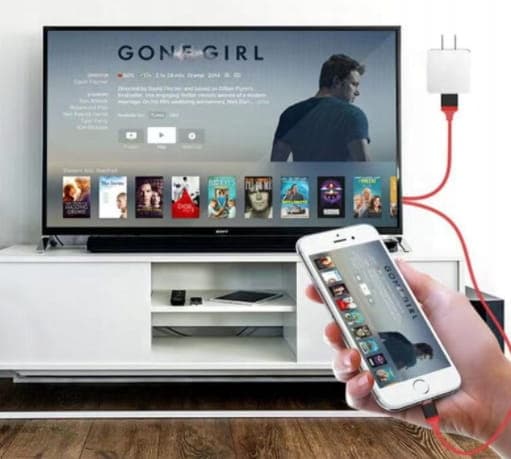 Sovitinkaapeli Lightning HDMI FHD USB iPhone iPad Zenwire ZC-5
