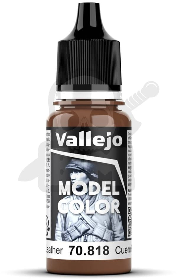 VALL-70818 Modelfarve 17ml Rød Læder