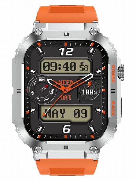 Herr smartwatch GRAVITY GT6-4 - Utföra samtal, Sömnmonitor (sg020d)
