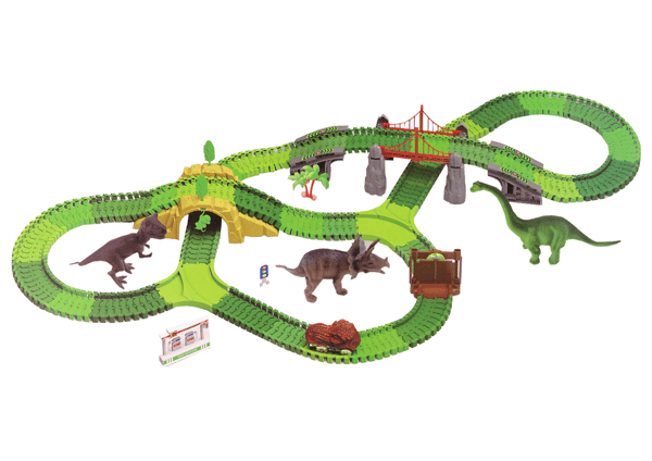 Dinosaurbane 270 dele tilbehør