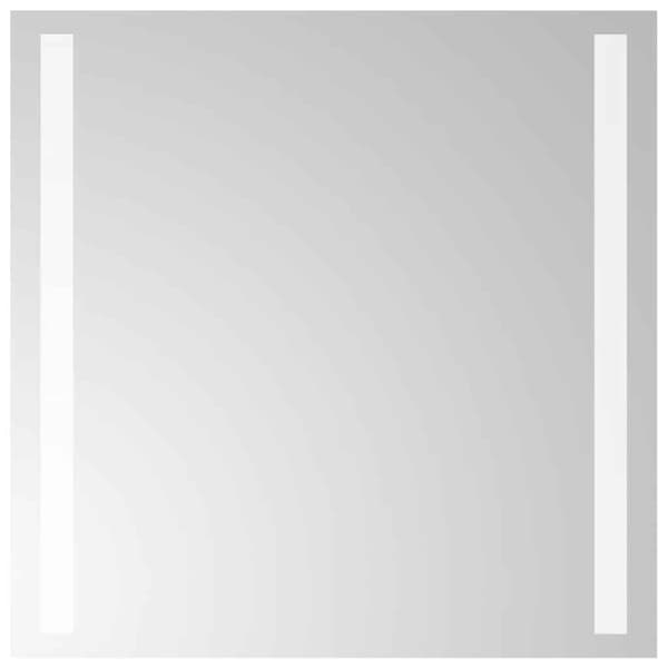 vidaXL Badrumsspegel med LED, 40x40 cm