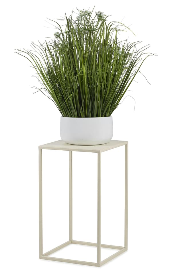 Creme stående blomsterstativ 40 cm