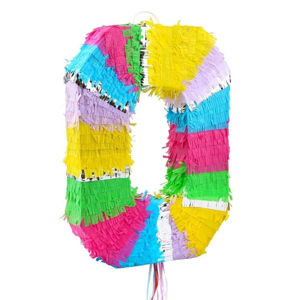 Piñata numero 0 pastelli 50x35x7.5cm