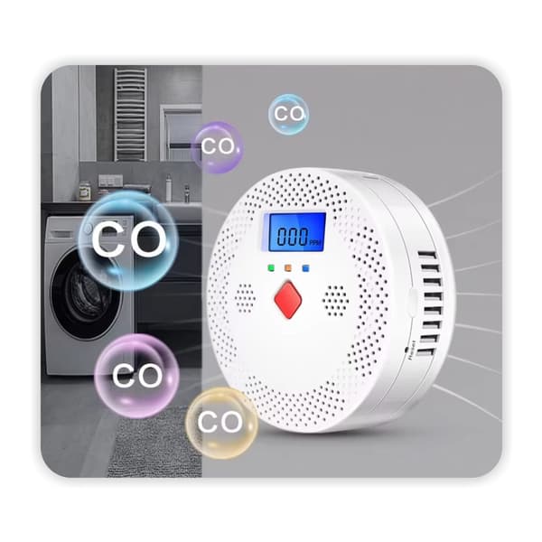 Tuya WiFi Kuliltesensor med Lydalarm