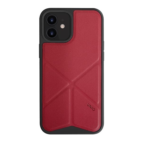 UNIQ Transforma iPhone 12 mini 5,4" skal rött/korallrött