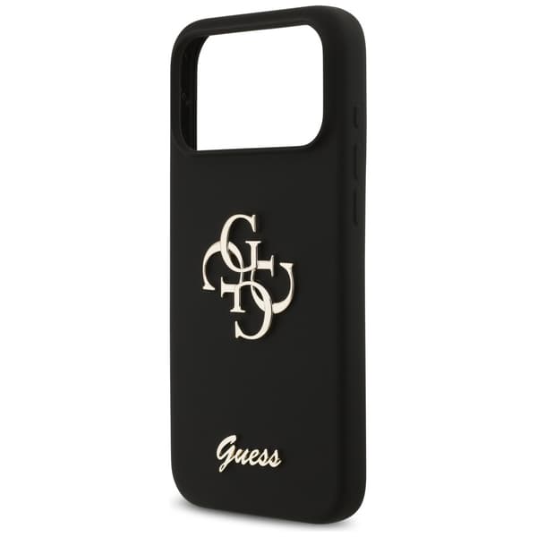 Guess Silikon Big 4G Script-skal till iPhone 17 Pro Max svart