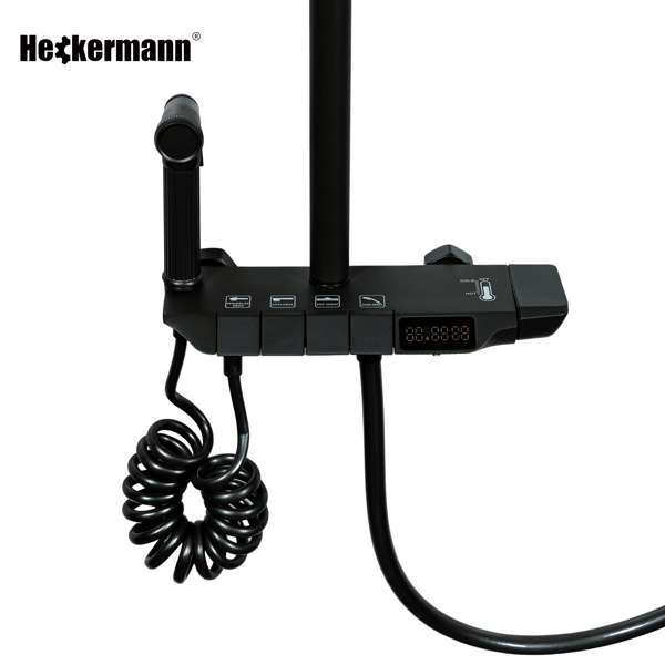 Heckermann LS06 svart duschset