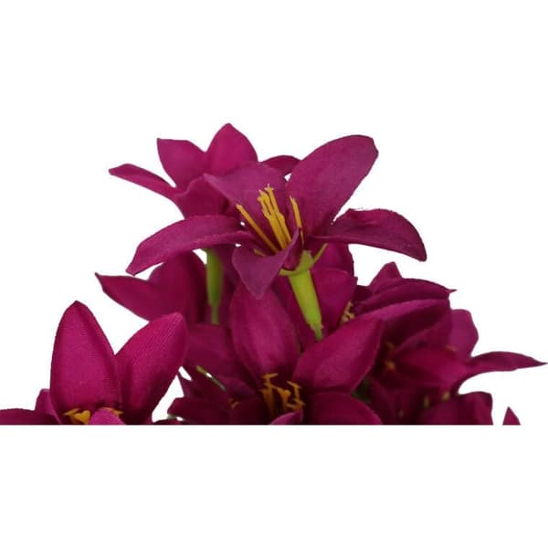 13 oksan kimppu violetilla kärhöllä