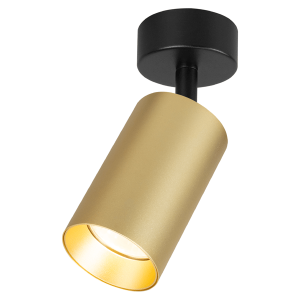 Spot Pipe Spot Guld Væglampe