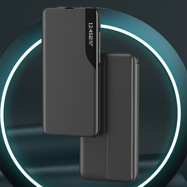 Window View-cover til Xiaomi Poco M4 Pro 5G / Redmi Note 11S 5G, sort