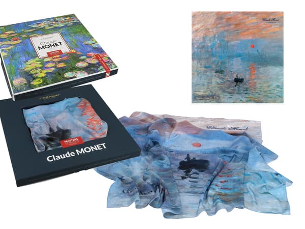 Sjal - C. Monet, Solopgang (carmani)
