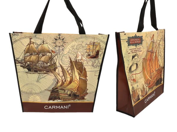 Trapez-taske - Historiske sørejser (CARMANI)