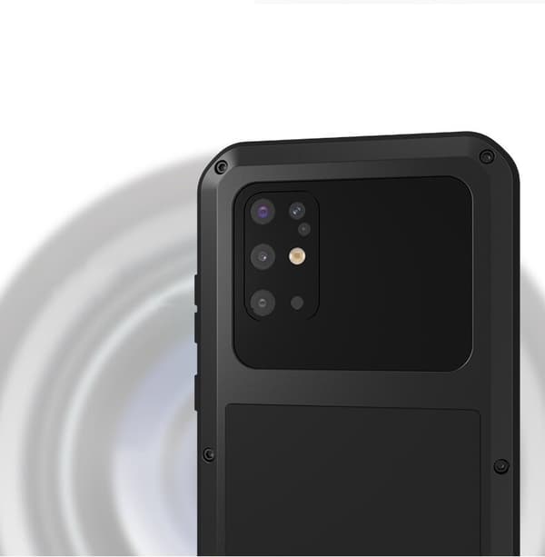 Love Mei Powerful Defender-cover til Samsung Galaxy S20 Plus, sort