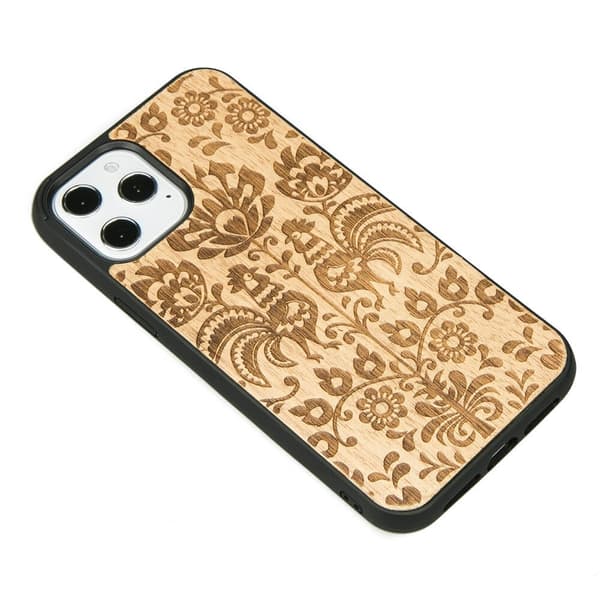 Træcover til iPhone 12 Pro Max VILDE BLOMSTER ANIEGRE