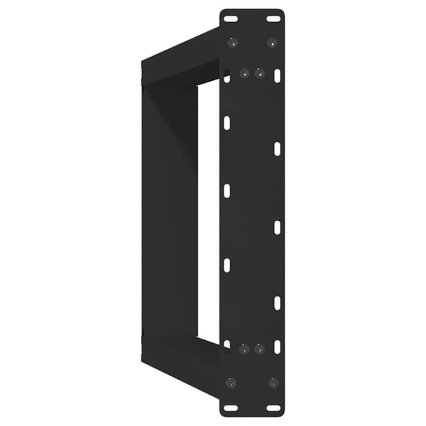 vidXL Spisebordsben, 2 stk., sorte, 50x(72-73) cm, stål