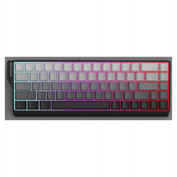 RGB mekanisk gamingtastatur 60% trigger K68 tri-mode gradient