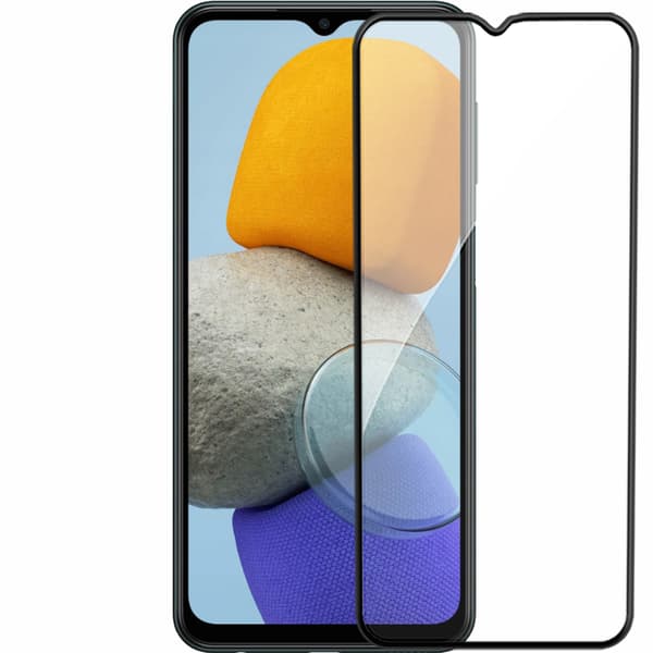 2x Härdat glas för Samsung Galaxy M23 5G med helskärmstäckning, 5D-glas