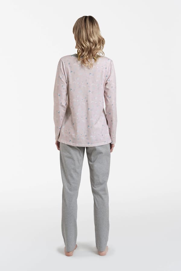 Simona dampyjamas, långärmad, långbyxor XXL