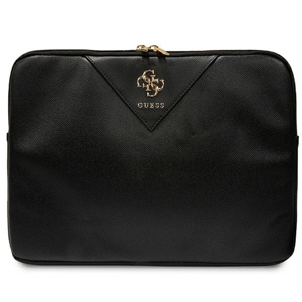 Guess Sleeve Triangle 4G laptoptaske/etui op til 16", sort