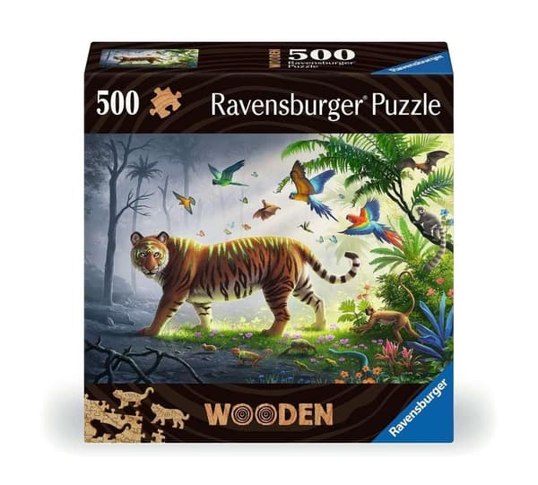 Træpuslespil 500 Tiger