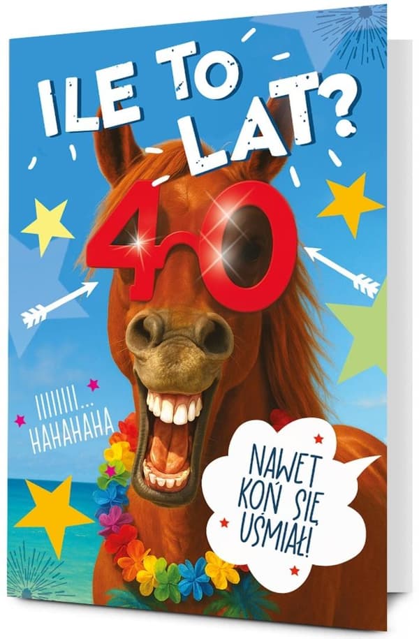 Mega-syntymäpäiväkortti 40