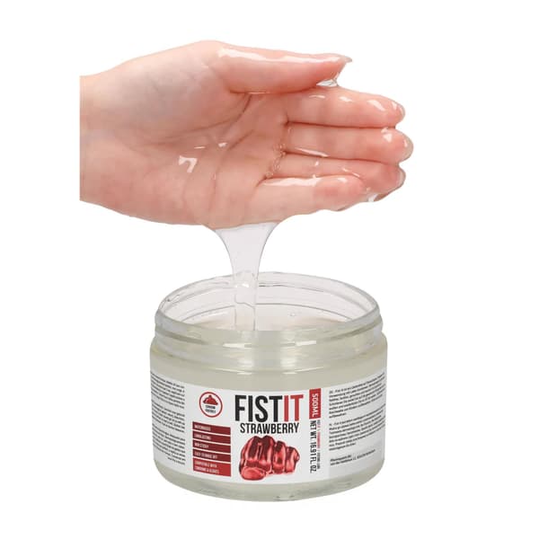 Ekstra Tyk Glidemiddel - Jordbær - 500 ml