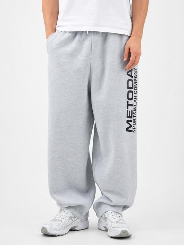 Method Sport Vertical Herre Baggy Grå Joggingbukser L