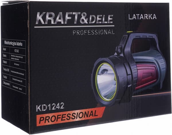 KD1242 ladattava taskulamppu
