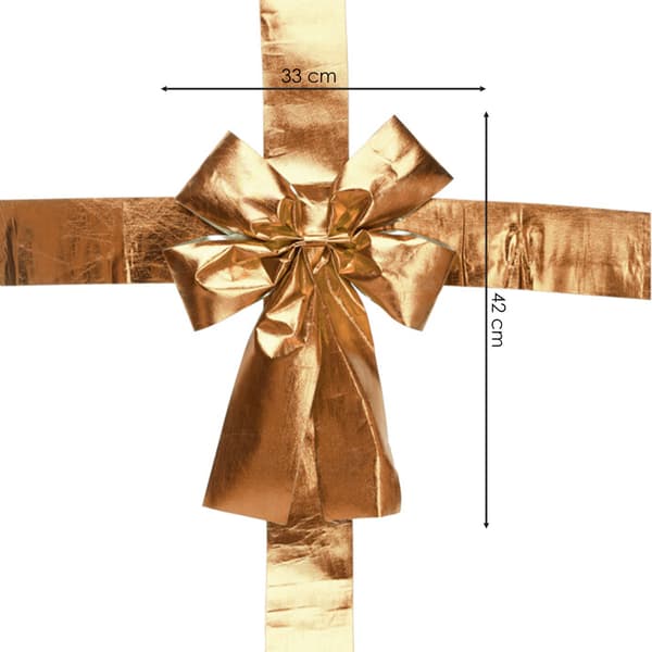 Guldfärgad dörrbåge 42 cm