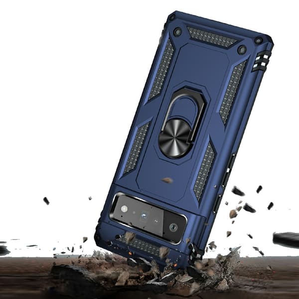 Pansarskal för Google Pixel 6 Pro, Nox Case Ring, marinblå