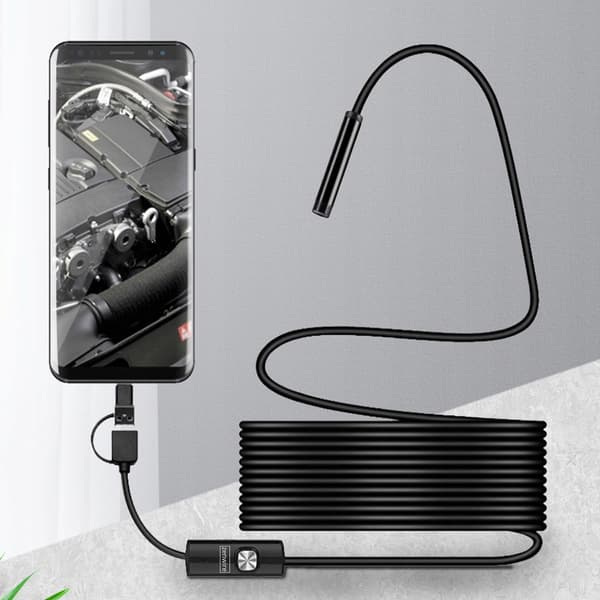Zenwire AN100 endoskopinspektionskamera til Android-telefoner, USB-C, 3,5 m rør