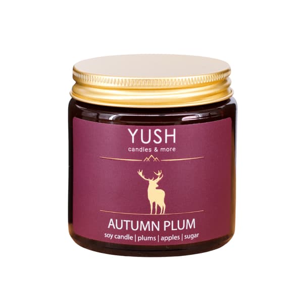 Efterårsplomme - Plomme Sojalys - YUSH - 120ML