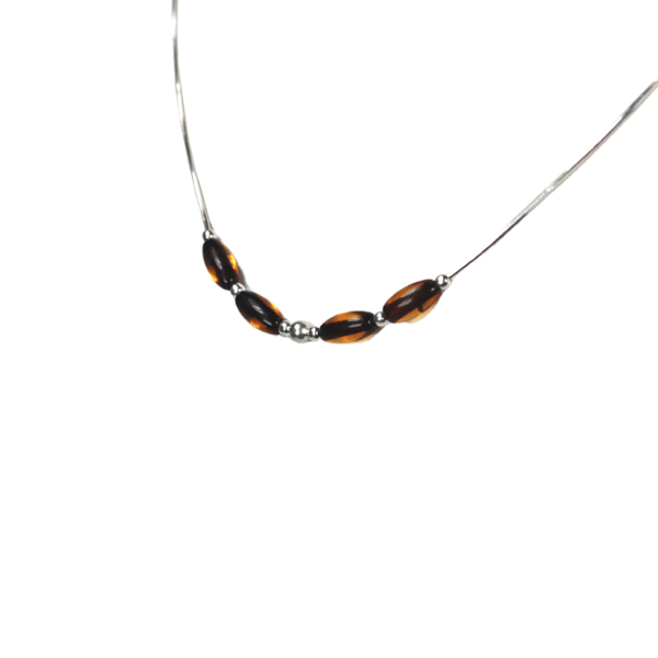 Cognac rav halskæde - Baltisk rav Collier
