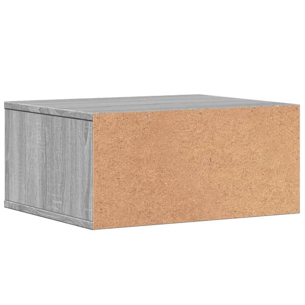 vidaXL printerstativ, grå Sonoma-eg, 49x40x22,5 cm
