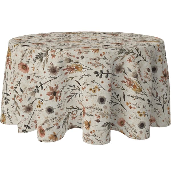 Rund dug med print 0392