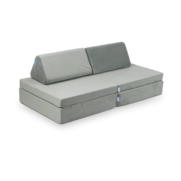 Montessori Comfort Velvet Mini Play Sofa Grå