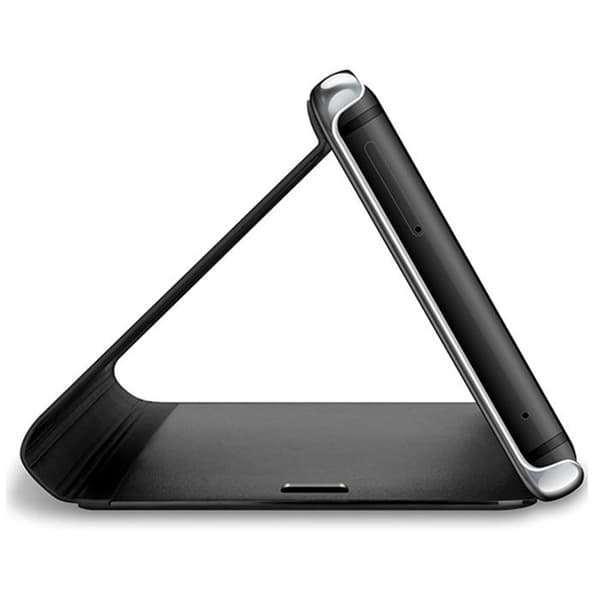 Samsung Galaxy A72 5G Clear View-cover, sort
