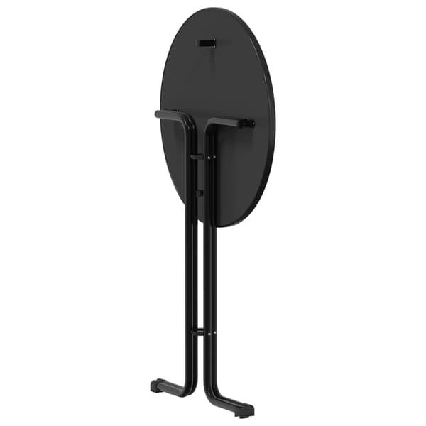 vidaXL spisebord, sort, Ø80x110 cm