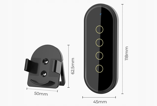 Zigbee TUYA/SmartLife White Scene-fjärrkontroll