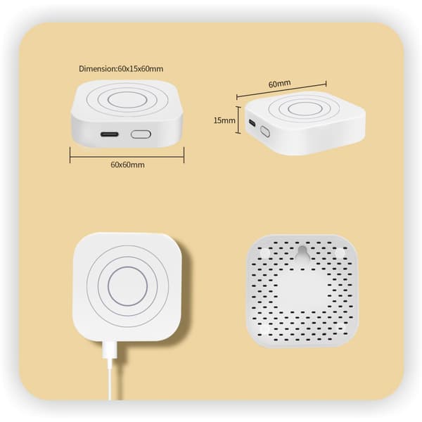 Zigbee Tuya tilstedeværelsessensor