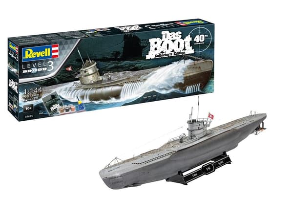 Presentset 1:144 "Das Boot" U-båt VII C