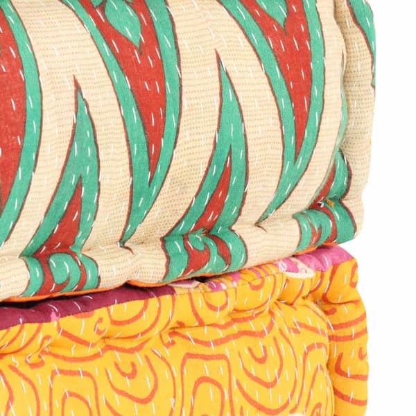 vidaXL puf, 60x70x36 cm, patchwork, stof