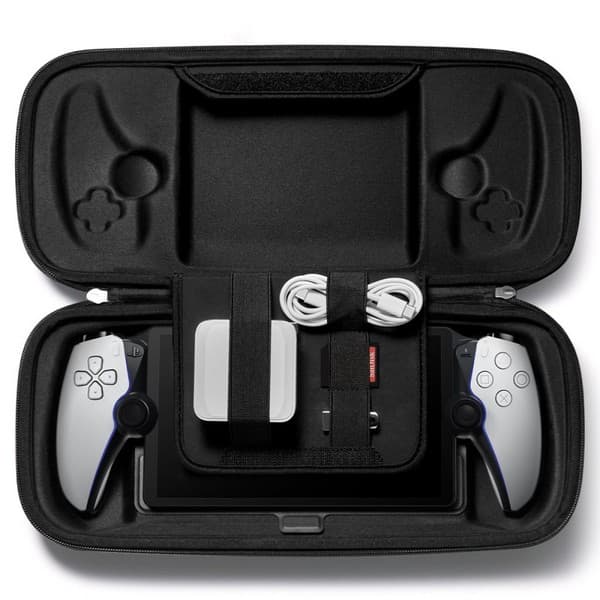 Spigen Rugged Armor Pro-etui til Playstation Portal, sort