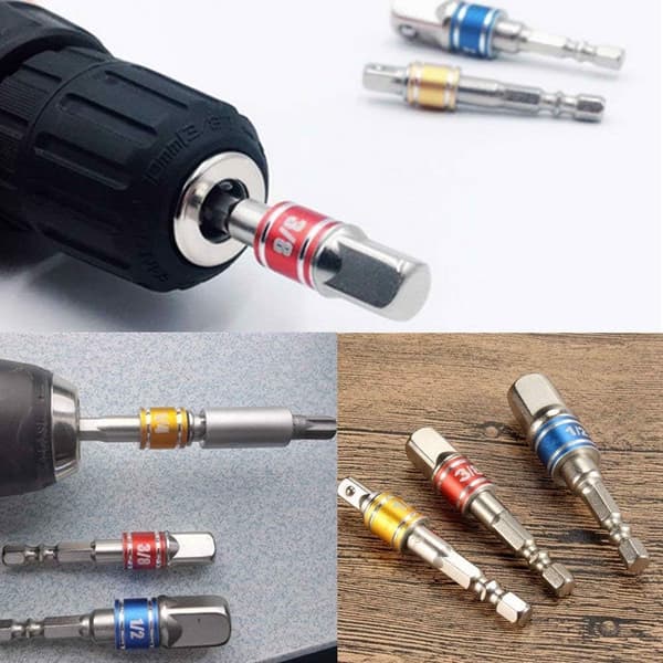 Guyiste hylsnyckeladapter 3 st