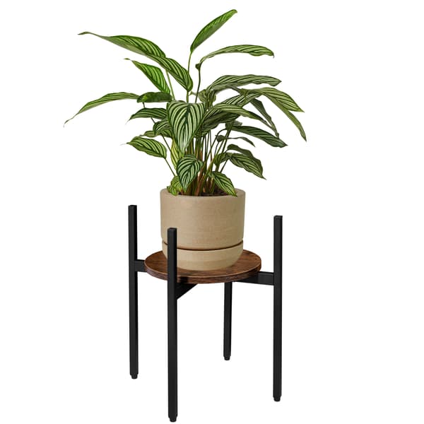 Torre Rustic loft stående blomsterstander 40 cm sort